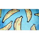 Blue Yellow Funky Banana Cartoon Net Sleeveless Mens T-shirt Vest Sports Tank Top